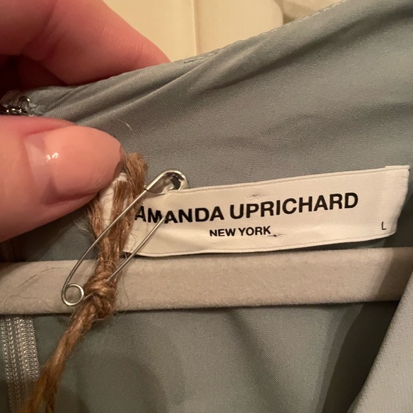 Amanda Uprichard  Alida Dress in Thyme Revolve - Picture 6 of 6